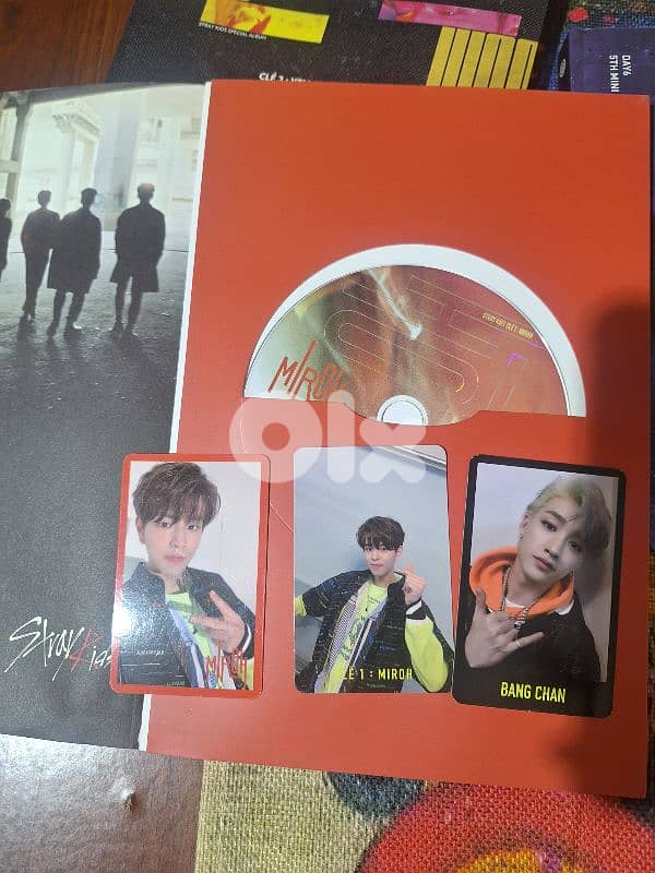 2 Stray kids album+ 1 Day6 album + Posters 2