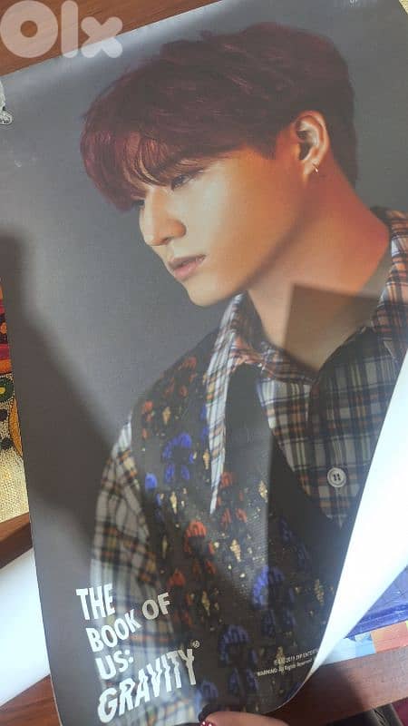 2 Stray kids album+ 1 Day6 album + Posters 5