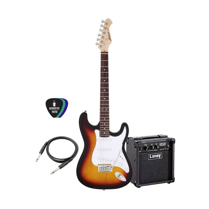 Aria Pro SSS Electric Guitar Bundle (Multiple Colors Available) 0