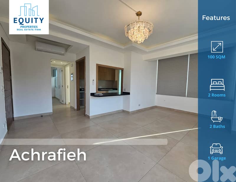 100 SQM Apartment For Rent In Achrafieh شقة للإيجار #AA233624 0