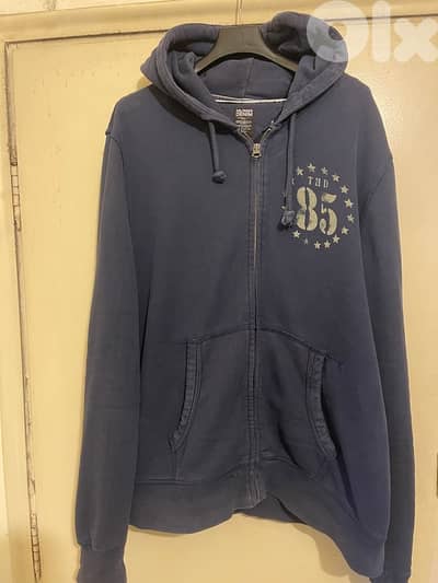 TOMMY hilfiger  sweater dark blue size xxl