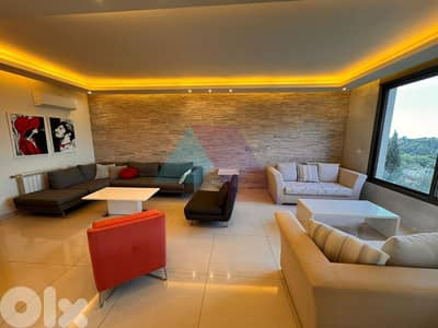 Furnished 180m2 apartment+Mountain View 4sale in Jouret el ballout