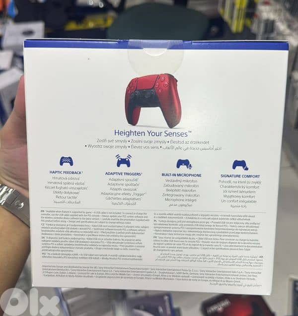 Sony Ps5 Dual sense Volcanic Red 1