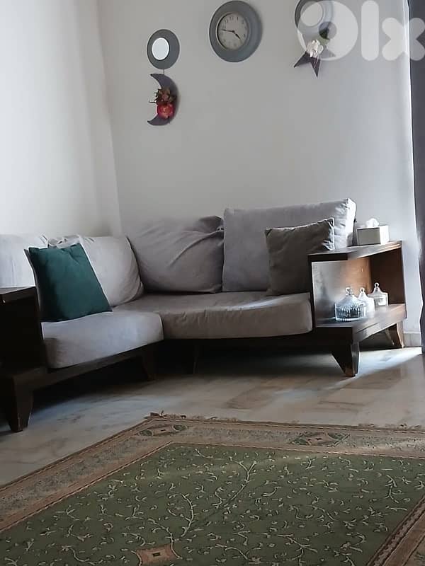 used living room with curtains 2