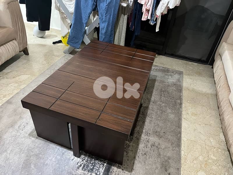 table with 4 mini tables 1