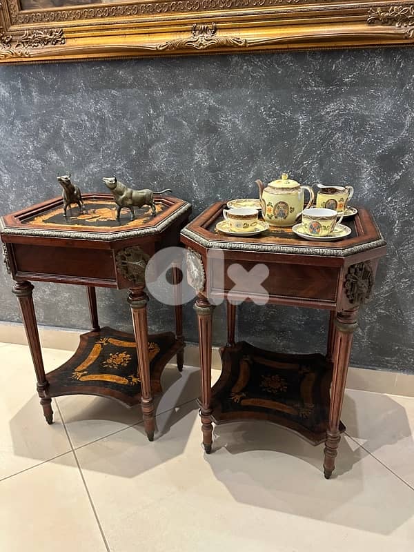 ANTICO TAVOLINO PORTAFIORI NAPOLEONE III FRANCIA XIX SECOLO. 6