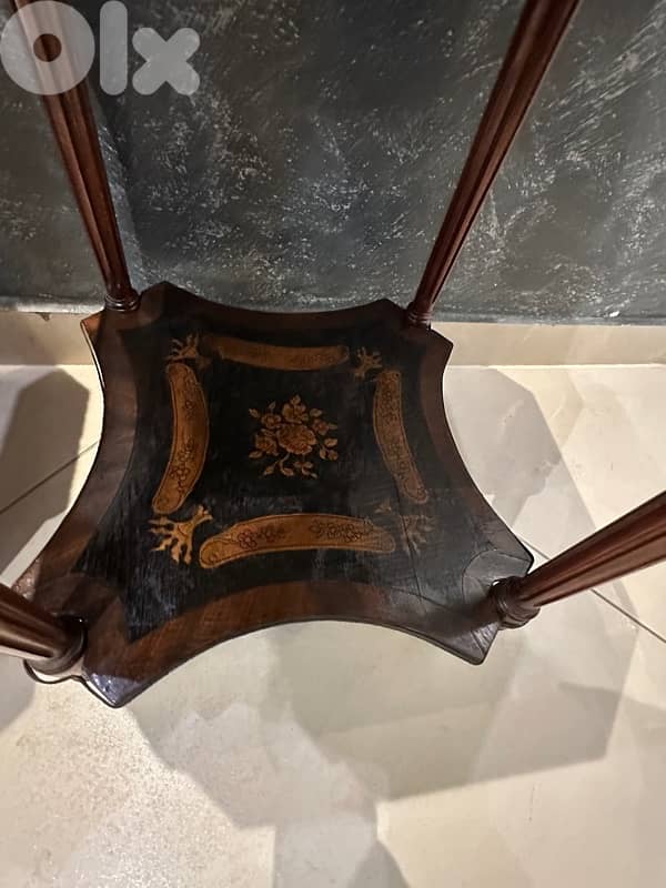 ANTICO TAVOLINO PORTAFIORI NAPOLEONE III FRANCIA XIX SECOLO. 7