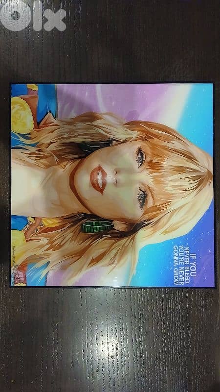 Taylor swift, wooden and plastic frame 0