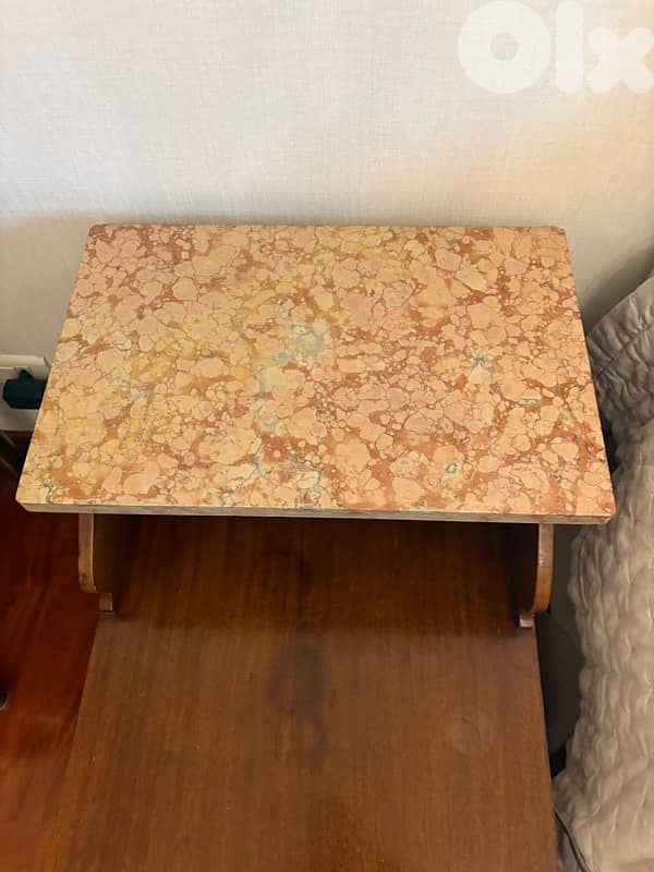 antique hairdresser with 2 bed side tables 7