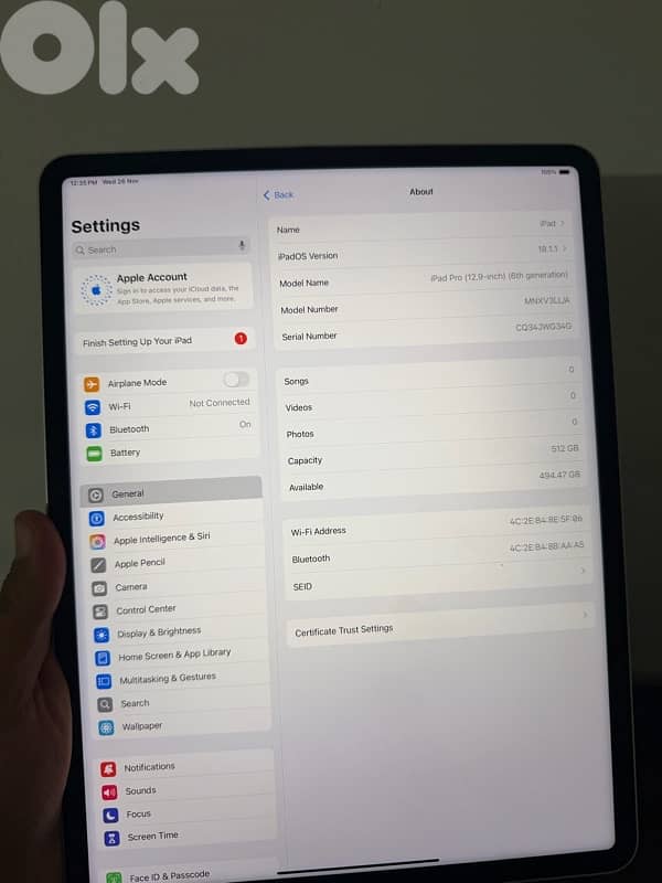 iPad Pro 12.9inch M2 (6th gen) 512Gb + Magic Keyboard 5