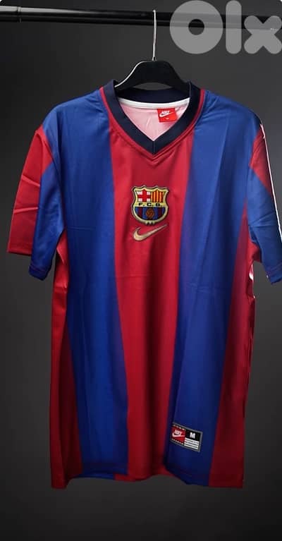 Barcelona Retro Football Jersey