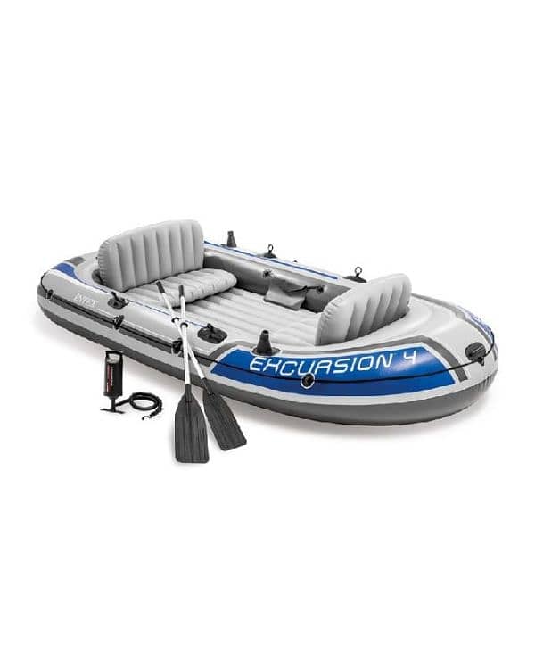 Intex excursion 4 inflatable fishing boat 0