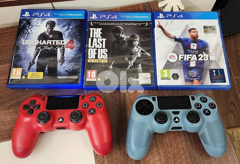 Used PS4/2 gamers/8 games 2