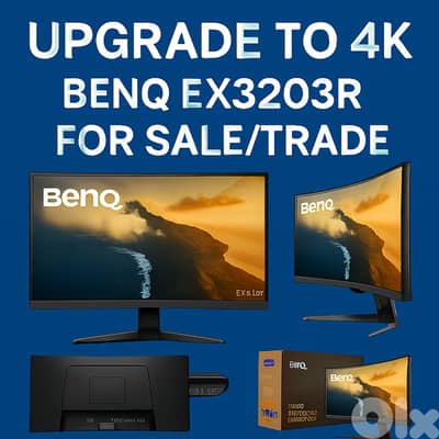  For Sale / Trade – BenQ EX3203R 32" Curved Gaming Monitor