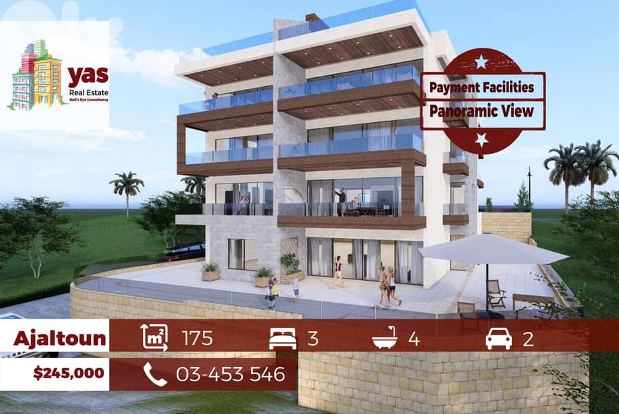 Ajaltoun 175m2 | Panoramic View | High End | Payment Facilities | GA 0