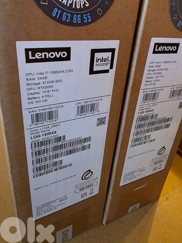 LENOVO LOQ CORE I7 GENERATION 13HX / 24G RAM DDR5 3