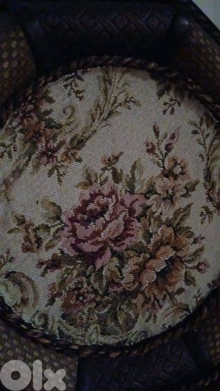 لوحه خشب وقماش انتيك 1