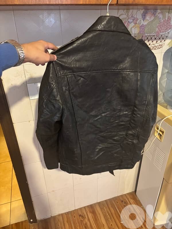 Vintage STAGG leather biker jacket 1