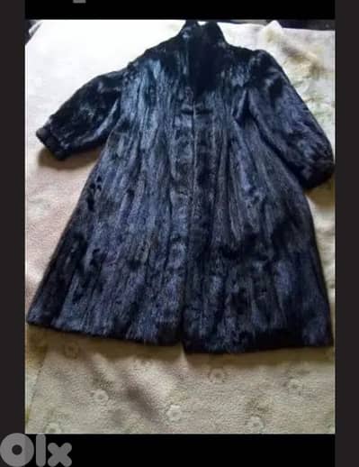 معطف فرو vison فرنسي  أصلي ١٠٠%