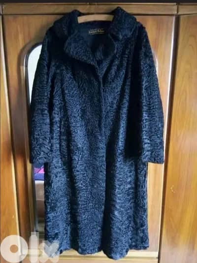 معطف فرو astakhan فرنسي أصلي