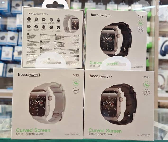HOCO SMART SPORTS WATCH CURVED SCREEN Y33 0