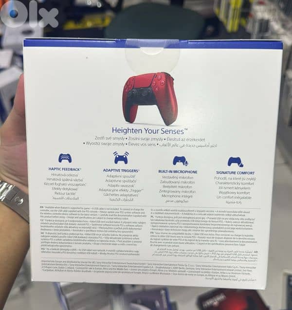 Sony Ps5 Dual sense Volcanic Red 1