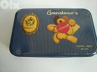 Vintage Gandour tin box - Not Netogiable