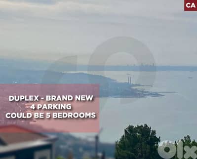 Duplex - Brand New 4 Parking - sea view- Keserwan - Fatqa REF#CA129709
