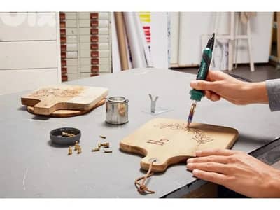 parkside pyography wood burning set