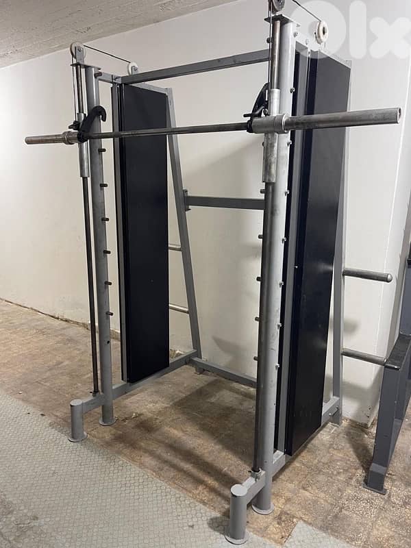 Smith machine balance like new 3