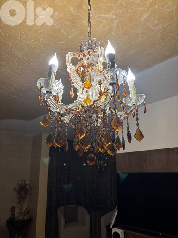 4 قطع ثريات+لومبادير 2