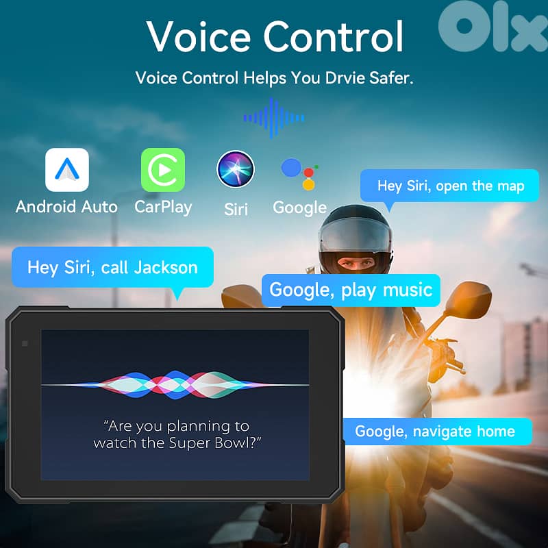 Motorcycle Carplay/Android Auto Screen 4