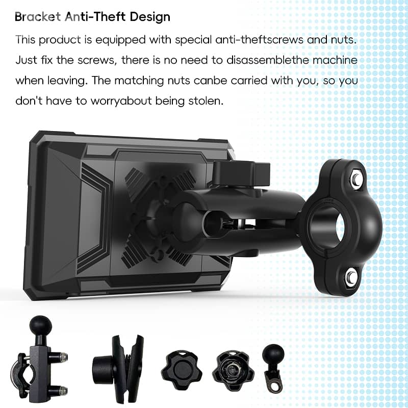 Motorcycle Carplay/Android Auto Screen 5