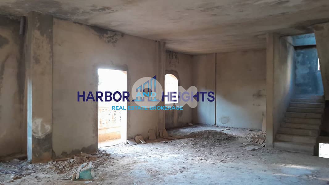 Under Construction building+Land in ain saadeh مبنى + أرض قيد الإنشاء 0