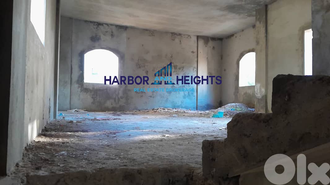 Under Construction building+Land in ain saadeh مبنى + أرض قيد الإنشاء 2