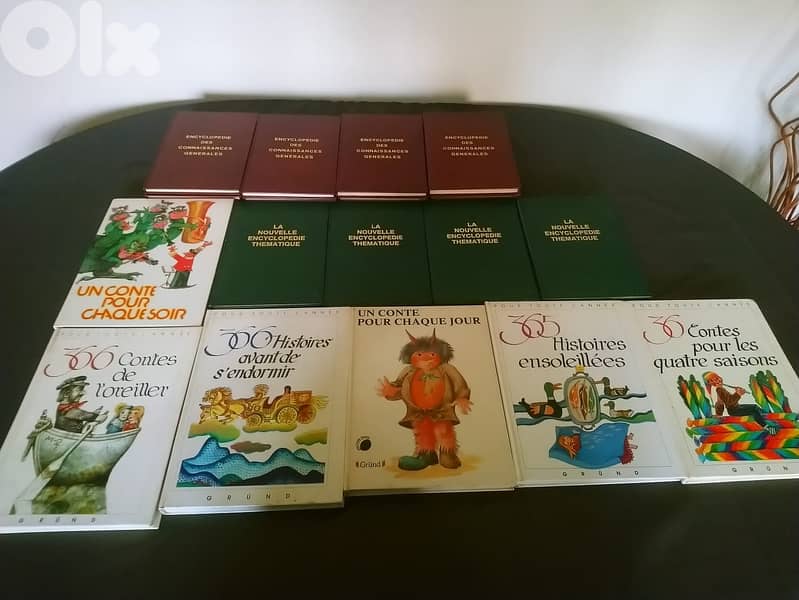 26 French Books – Encyclopedias & Kids Storybooks, Brand New! 1