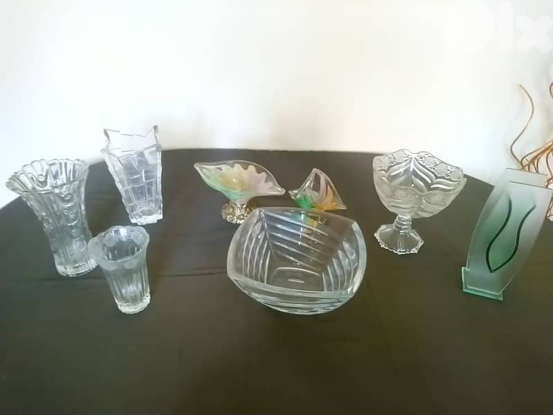 8-Piece Glass Décor Set 1