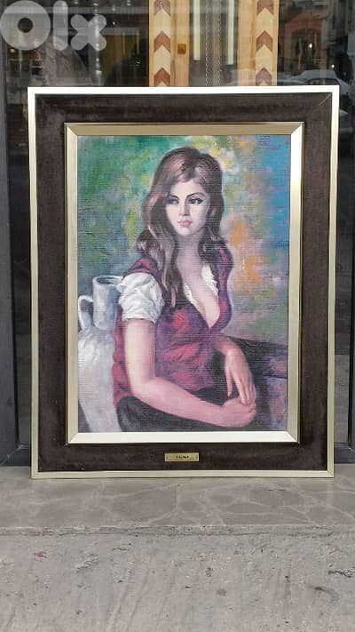 لوحة رسم زيتي اوروبية