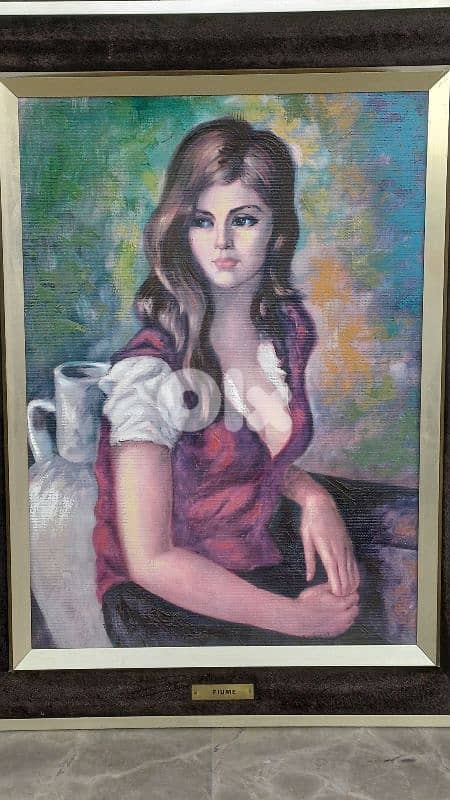 لوحة رسم زيتي اوروبية 2