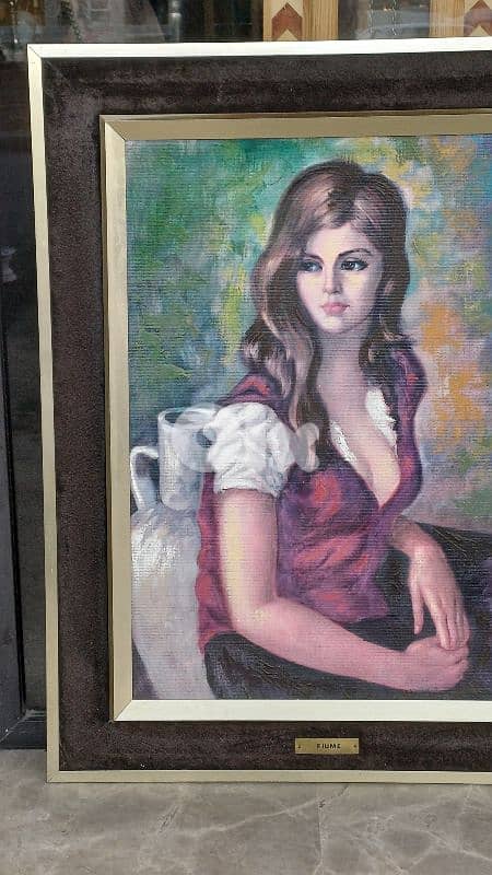 لوحة رسم زيتي اوروبية 4