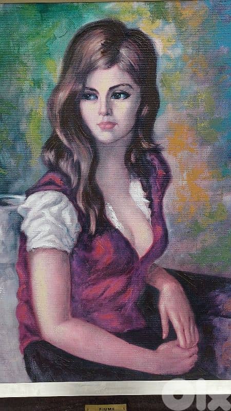 لوحة رسم زيتي اوروبية 6