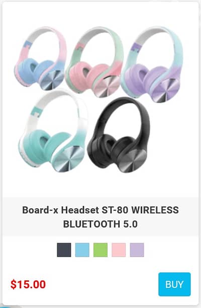 Headset Bluetooth Wireless Built-in Microphone Active Noise Cancelling