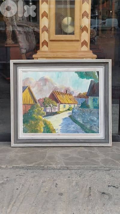 لوحة رسم زيتي اوروبية