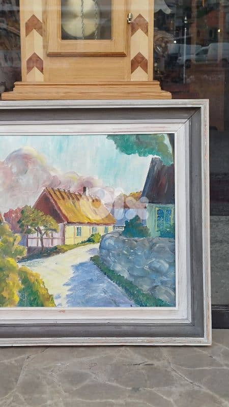 لوحة رسم زيتي اوروبية 2