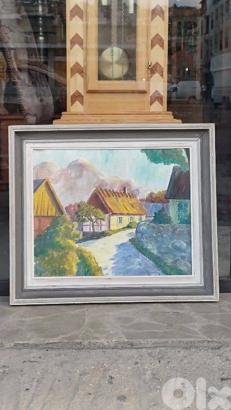 لوحة رسم زيتي اوروبية 4