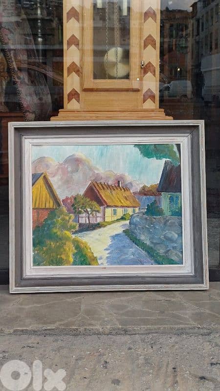 لوحة رسم زيتي اوروبية 5