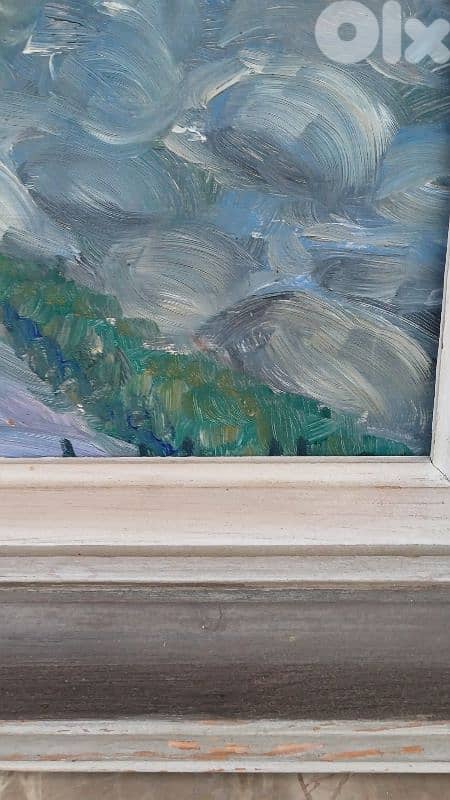 لوحة رسم زيتي اوروبية 6