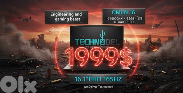 HP OMEN I9 RTX4080 GAMING LAPTOP