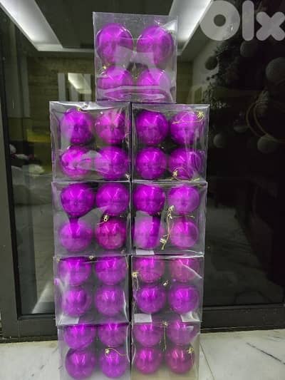 Christmas balls pack of 8