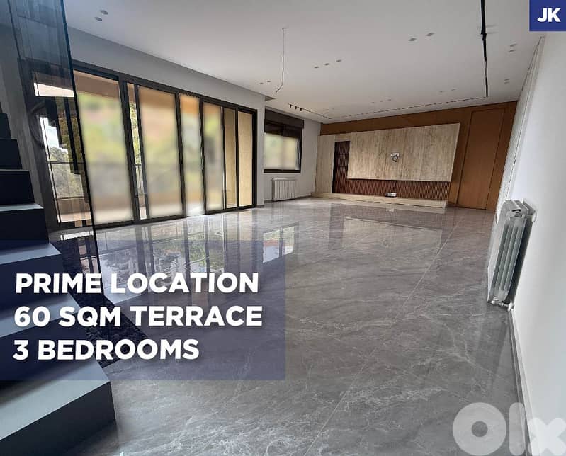 275sqm duplex for rent in Jamhour luxurious finishing REF#JK125210 0